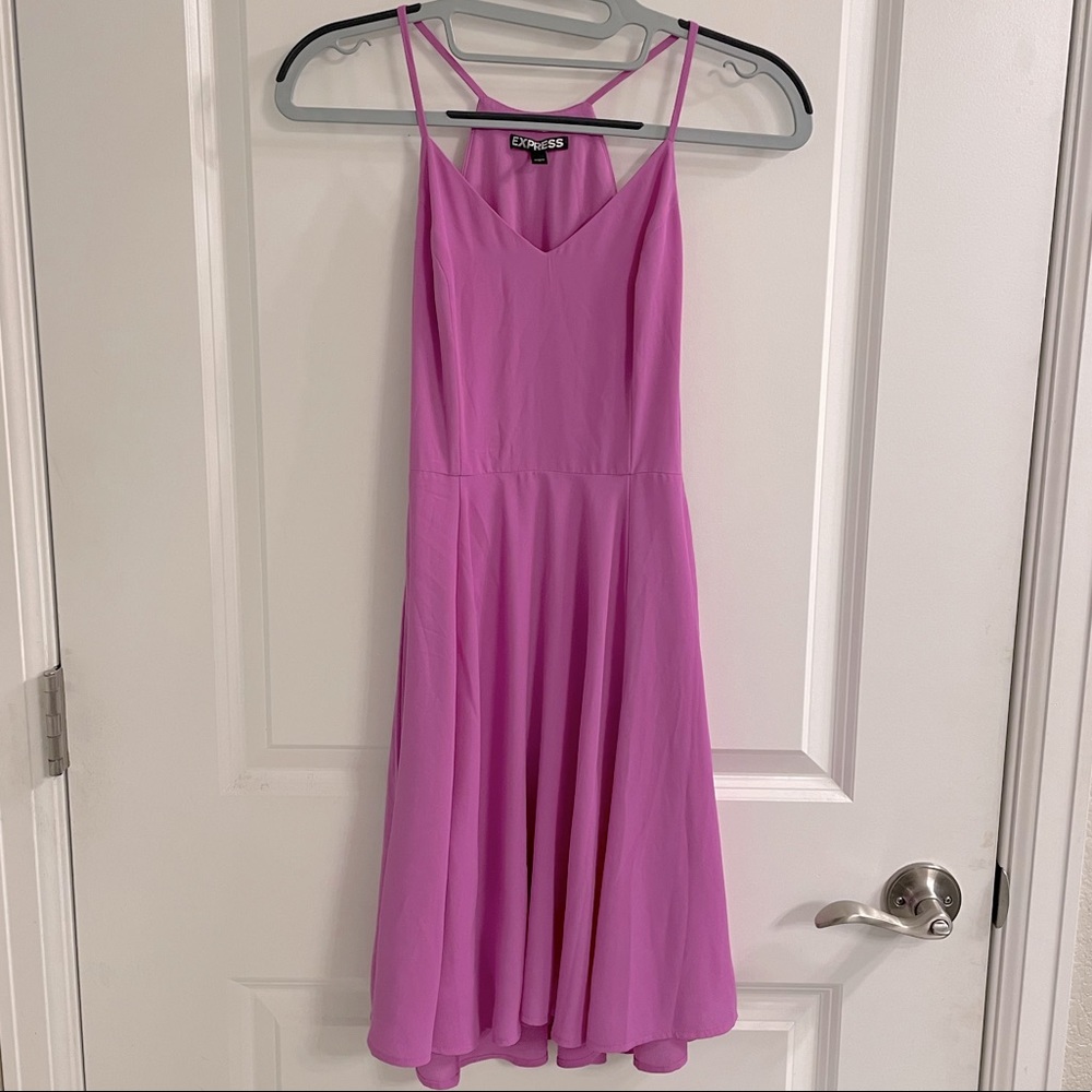 Express - Flattering Pink Dress - 0